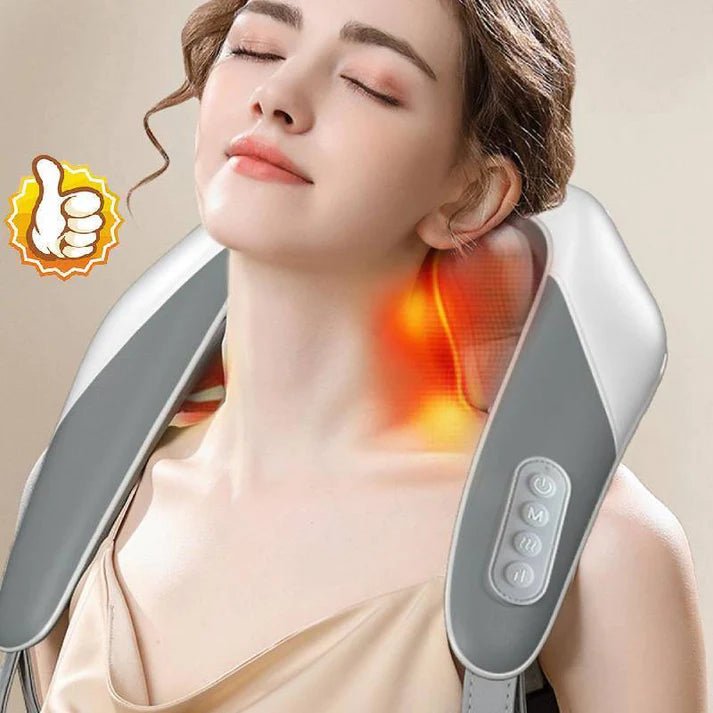 Electric Neck & Shoulder Massager Pillow with Heat