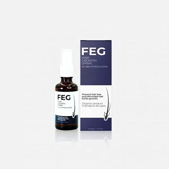FEG Hair Growth Spray – Natural Hair Restoration, Anti-Hair Loss & Dandruff Control
