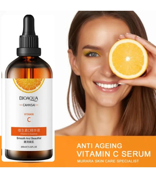Vitamin C Serum (100ml) – Anti-Aging, Brightening & Hydrating Face Serum for Glowing Skin