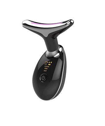 Neck & Face Lifting Device – EMS Microcurrent, Heat & LED Skin Tightening Massager