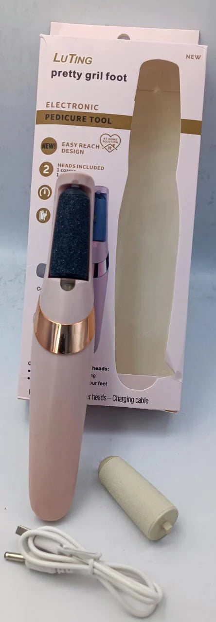 Electric Foot File Callus Remover – Rechargeable Pedicure Tool for Smooth Feet