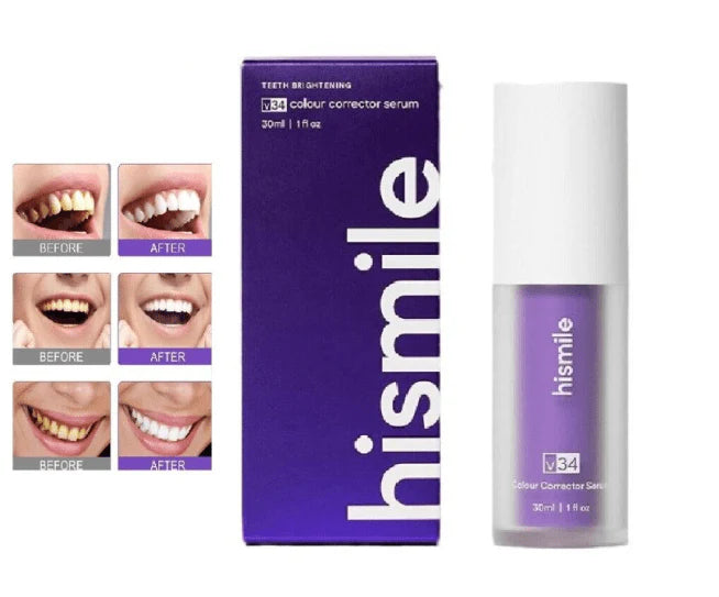 Hismile V34 Colour Corrector – Teeth Brightening Serum for Whiter Smile
